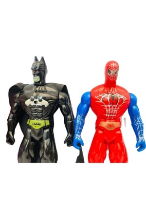 Beleuchtete dreiteilige Spider-Man-Superman-Batman-Heldenfigur - 3