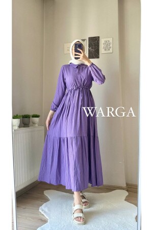 Beli Tünelli Düğmeli Elbise - Warga