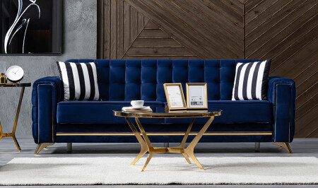 Belita Gold Sofa - 2