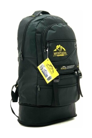 Bellows Mountaineer Rucksack 65 Liter Fassungsvermögen – Campingtasche Farbe Schwarz (FARMAFA) - 3