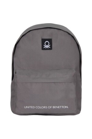 Benetton Grauer Schulrucksack-70682 PRA-8114858-3108 - 1