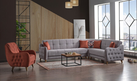 قماش معدني من زاوية الغابة - Cadde Yıldız