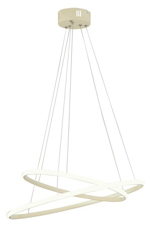 Bernardo 45x35 Großer Kreis Creme Moderne Pendelleuchte Led Kronleuchter BNRRD02 - 7