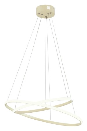 Bernardo 45x35 Großer Kreis Creme Moderne Pendelleuchte Led Kronleuchter BNRRD02 - 8