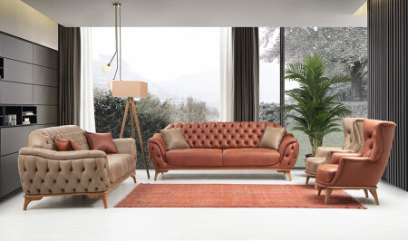 Berrak Sofa-Set – mit Mechanismus - 1