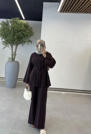 Berry Keten Takım - Bordo - Duendeca