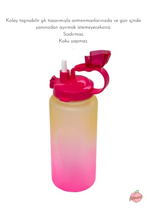 Berühmtheit - 2. 2 Liter motivierende Tritan-Wasserflasche – Bpa-frei FTBOTTLE001 - 4
