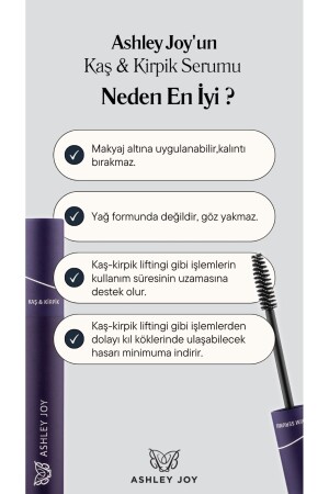 Besleyici Keratin Ve Niacinamide Içeren Güçlendirici Uzatıcı Canlandırıcı Kaş Kirpik Serumu 6 Ml AJ.02.00028 - 6