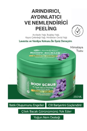 Besleyici, Arındırıcı Ve Nemlendirici Vücut Peelingi Lavanta - Vanilya 250ml (relax) Relax Lavanta Vanilya - 1