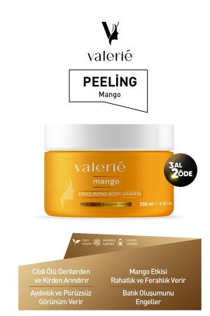 Besleyici Arındırıcı Ve Nemlendirici Vücut Peelingi Mango 250 ml Mango Peeling - 2