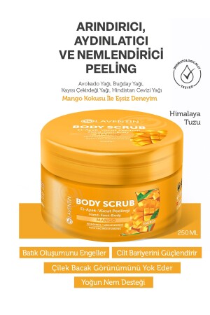 Besleyici Arındırıcı ve Nemlendirici Vücut Peelingi Mango 250 ml - 2