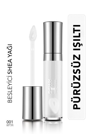 Besleyici Dudak Parlatıcısı - Dewy Lip Glaze - 001 Wet Lips-8682536068017 - 2