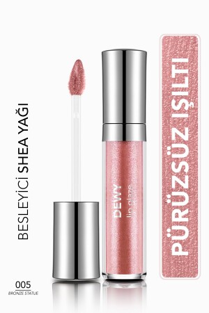 Besleyici Dudak Parlatıcısı - Dewy Lip Glaze - 005 Bronze Statue-8682536068093 - 2