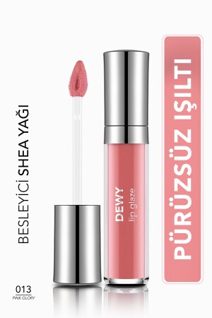 Besleyici Dudak Parlatıcısı - Dewy Lip Glaze - 013 Pink Glory-8682536068253 - 2