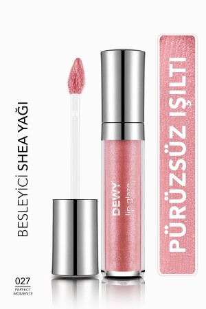 Besleyici Dudak Parlatıcısı - Dewy Lip Glaze - 027 Perfect Moments-8682536069502 - 1