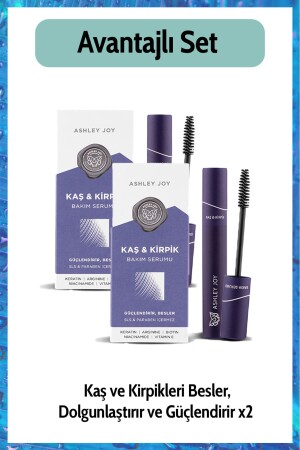 Besleyici-güçlendirici Dolgunlaştırıcı Keratin Içeren Kaş Kirpik Serumu 6 Ml X2 Avantajlı Set - 1