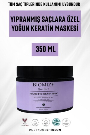 Besleyici & Onarıcı Ve Bakım Yapıcı Yoğun Keratin Saç Bakım Maskesi - 2