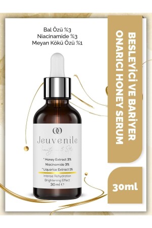 Honey %3 Serum - Besleyici ve Bariyer Onarıcı (Bal Özü, Niacinamide, Meyan Kökü Özü) JV061 - 2