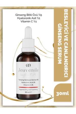 Ginseng %5 Serum - Besleyici ve Canlandırıcı (Ginseng, Hyalüronik Asit, Vitamin C) JV066 - 1