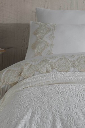 Bettbezug-Decken-Set Bride Cream ÖZY-BLANKET - 4