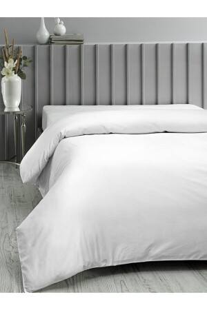 Bettbezug für Doppelbett, Steppdecke – Weiß 200 x 220 JHNTB200 x 220 - 1