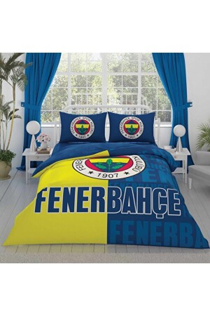 Bettbezug-Set aus Baumwolle mit Fenerbahçe-Stück-Logo 000000001000042140 - 1