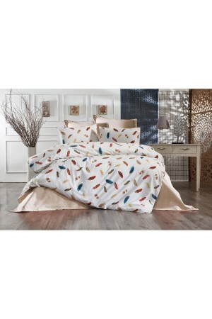 Bettbezug-Set – Einzelbett Kanarienvogel mit Spannbettlaken – Creme GRM0051 - 5