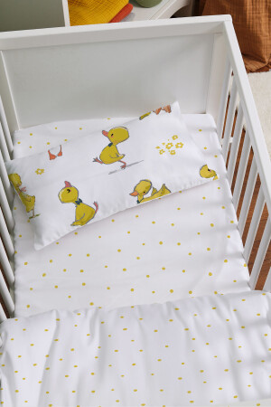 Bettbezug-Set für das Kinderbett der Mutter (60 x 100) – Pure Baby-Serie – Fun Ducks ETAYBBNTPB093 - 4