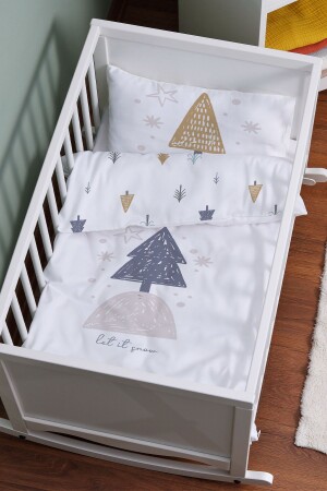 Bettbezug-Set für die Mutterseite zum Schlafen im Kinderbett – Cozy Winter ETAYBBNTCW017 - 1