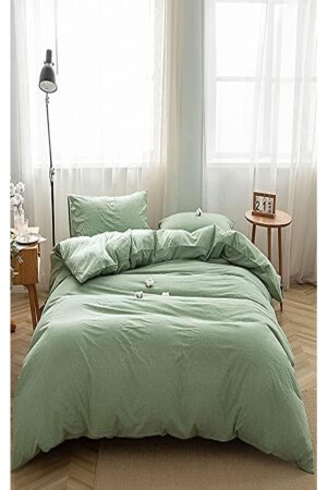 Bettbezug-Set für Doppelbett, komplettes Set aus Baumwolle - 1