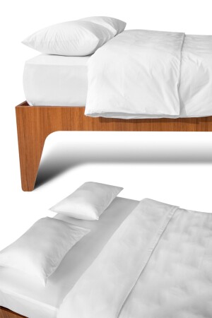 Bettbezug-Set für Einzelbett – 100 % Baumwolle, 57 Fäden 8682157501733 - 6