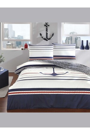 Bettbezug-Set Harbor Marineblau Doppelbett 3464-225 - 1