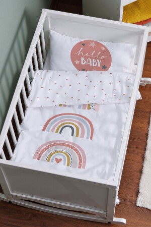 Bettbezüge-Set für die Mutterseite zum Schlafen im Kinderbett – Pure Baby ETAYBBNTPB120 - 1