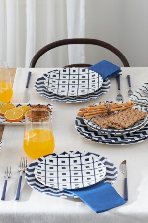 Bettoni Porselen 18 Parça 6 Kişilik Kahvaltı-servis Takımı 153.03.08.4716 - Karaca