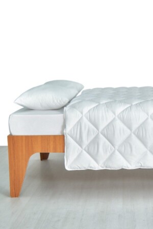 Bettwäsche-Set aus Poly-Baumwolle für Doppelbett, Steppdecke + 2 Kissen 8682157504000 - 5