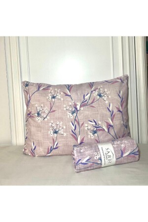 Bettwäsche-Set für Doppelbett, King-Size-Bett mit Blumenmuster in Flieder und Lavendel - 4