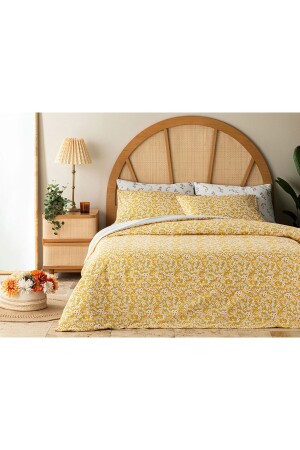 Bettwäsche-Set für Einzelbett, Baumwolle, Floreszenz, 160 x 220 cm, Gelb TYC32JU6IN168556533860150 - English Home