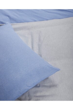 Bettwäsche-Set für Einzelbett, doppelseitig, TEKNEVTKBLUEGREY - 4