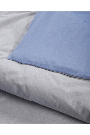 Bettwäsche-Set für Einzelbett, doppelseitig, TEKNEVTKBLUEGREY - 6