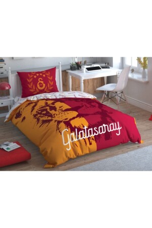 Bettwäsche-Set mit Galatasaray-Löwen-Logo - 1