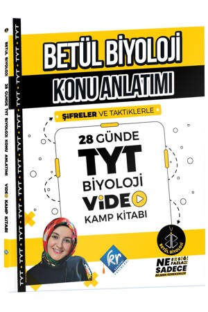 Betül Biyoloji Konu Anlatımı 28 Günde TYT Biyoloji Video Kamp Kitabı 9786256374300 - 1