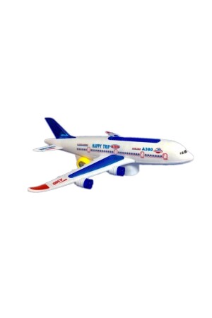 Bewegliches batteriebetriebenes Flugzeug mit Lichtern und Geräuschen, batteriebetriebenes Airbus-Spielzeug TAH9651 - 2
