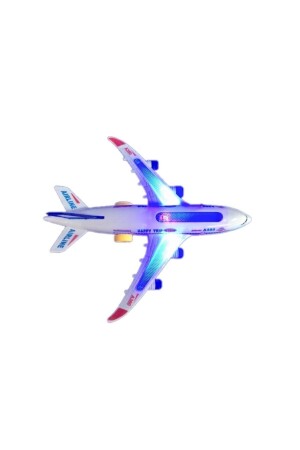 Bewegliches batteriebetriebenes Flugzeug mit Lichtern und Geräuschen, batteriebetriebenes Airbus-Spielzeug TAH9651 - 3