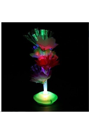 Bewegliches und leuchtendes, mit Blumen dekoriertes Nachtlicht, Blumen-Nachtlampe - 2