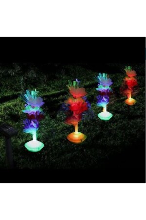 Bewegliches und leuchtendes, mit Blumen dekoriertes Nachtlicht, Blumen-Nachtlampe - 4