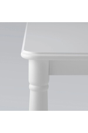 beyaz 130x80 cm mutfak masası Lake MDF'den dayanıklı bir yüzey Akdenizshop - 3