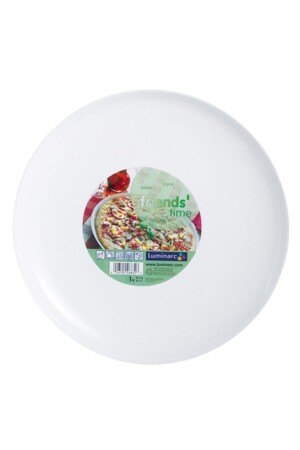 Beyaz 32 Cm.4'lü Pizza Tabağı. MADAME LUDA HOME COLLECTİON - 2