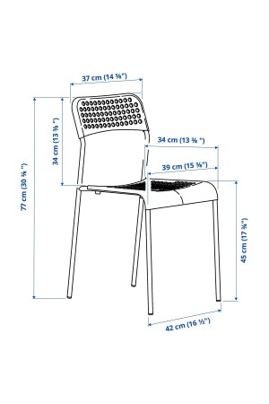 beyaz 4 sandalyeli mutfak masası takımı 75cmx125cm akdenizshop - 6