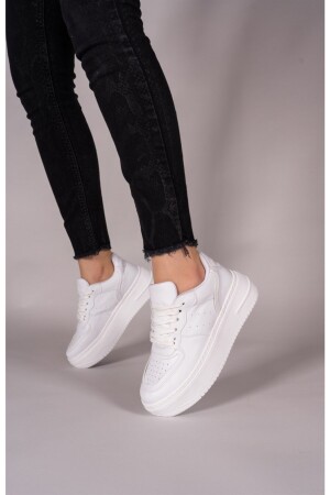 Beyaz Beyaz Kadın Sneaker 0012255 - 1
