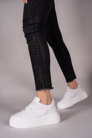 Beyaz Beyaz Kadın Sneaker 0012255 - 2